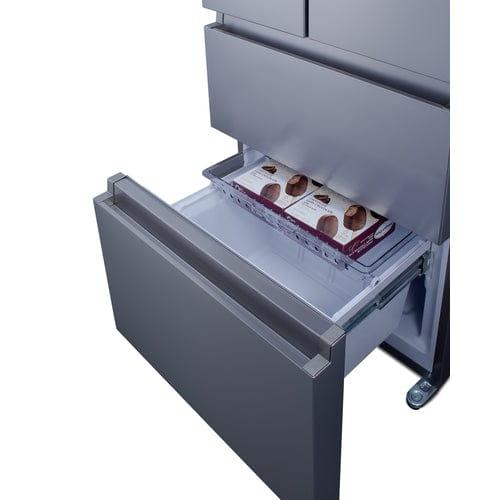 Summit Refrigerators Summit 27.5" Wide French Door Refrigerator-Freezer FDRD152PL