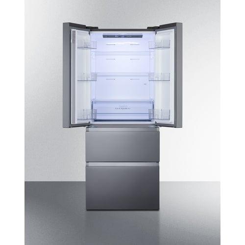 Summit Refrigerators Summit 27.5&quot; Wide French Door Refrigerator-Freezer FDRD152PL