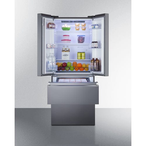 Summit Refrigerators Summit 27.5&quot; Wide French Door Refrigerator-Freezer FDRD152PL
