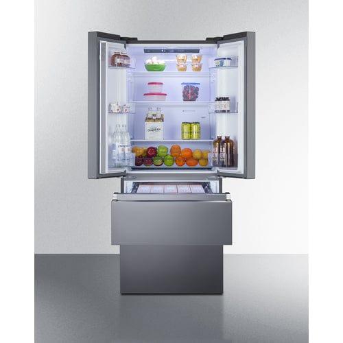 Summit Refrigerators Summit 27.5" Wide French Door Refrigerator-Freezer FDRD152PL