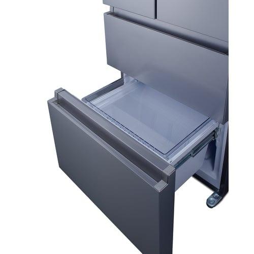 Summit Refrigerators Summit 27.5" Wide French Door Refrigerator-Freezer FDRD152PL