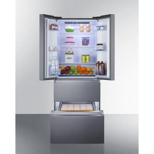 Summit Refrigerators Summit 27.5" Wide French Door Refrigerator-Freezer FDRD152PL