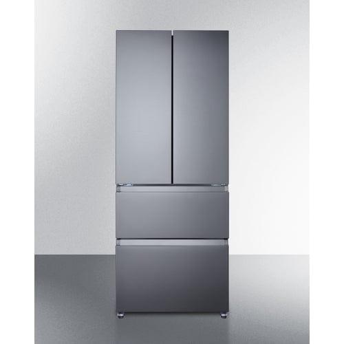 Summit Refrigerators Summit 27.5&quot; Wide French Door Refrigerator-Freezer FDRD152PL