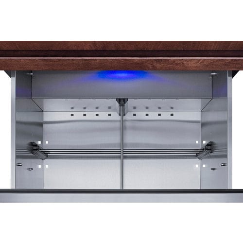 Summit Outdoor All-Refrigerator Summit 27&quot; Wide 2-Drawer All-Refrigerator, ADA Compliant (Panels Not Included) SPR275OS2DPNRADA