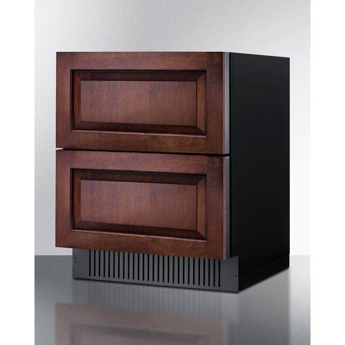 Summit Outdoor All-Refrigerator Summit 27" Wide 2-Drawer All-Refrigerator (Panels Not Included) SPR275OS2DPNR