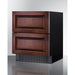 Summit Outdoor All-Refrigerator Summit 27" Wide 2-Drawer All-Refrigerator (Panels Not Included) SPR275OS2DPNR
