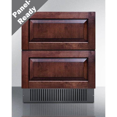 Summit Outdoor All-Refrigerator Summit 27" Wide 2-Drawer All-Refrigerator (Panels Not Included) SPR275OS2DPNR