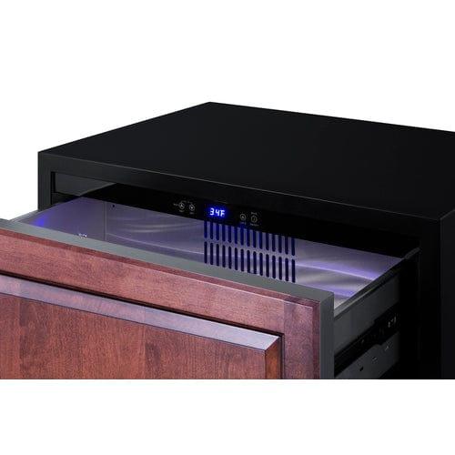 Summit Outdoor All-Refrigerator Summit 27" Wide 2-Drawer All-Refrigerator (Panels Not Included) SPR275OS2DPNR