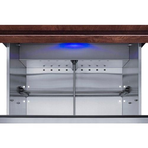 Summit Outdoor All-Refrigerator Summit 27" Wide 2-Drawer All-Refrigerator (Panels Not Included) SPR275OS2DPNR
