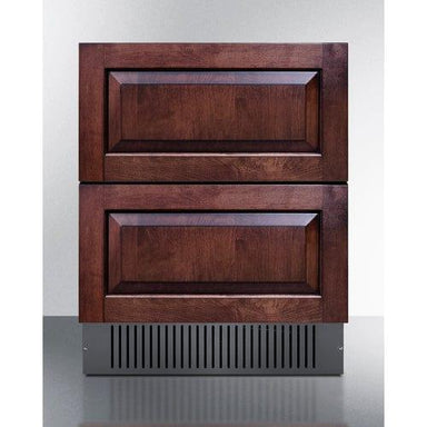 Summit Outdoor All-Refrigerator Summit 27" Wide 2-Drawer All-Refrigerator (Panels Not Included) SPR275OS2DPNR