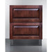 Summit Outdoor All-Refrigerator Summit 27" Wide 2-Drawer All-Refrigerator (Panels Not Included) SPR275OS2DPNR