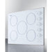 Summit Summit 27" Wide 230V 5-Burner Radiant Cooktop CR5B274W