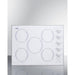 Summit Summit 27" Wide 230V 5-Burner Radiant Cooktop CR5B274W