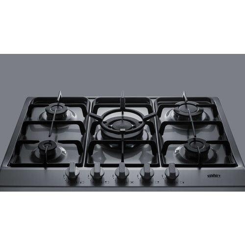 Summit Summit 27" Wide 5-Burner Gas Cooktop GC527SS