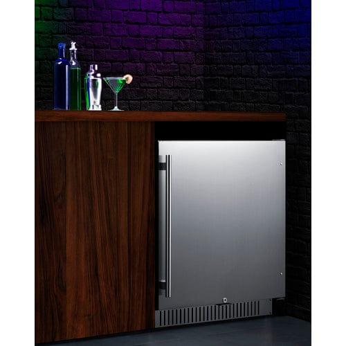 Summit All-Refrigerator Summit 27" Wide Built-In All-Refrigerator, ADA Compliant FF27BSSADA