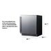 Summit All-Refrigerator Summit 27" Wide Built-In All-Refrigerator, ADA Compliant FF27BSSADA