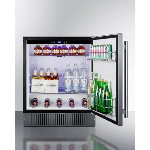 Summit All-Refrigerator Summit 27&quot; Wide Built-In All-Refrigerator FF27BSS