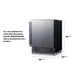 Summit All-Refrigerator Summit 27" Wide Mobile All-Refrigerator FF27BSSCAS