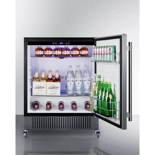 Summit All-Refrigerator Summit 27" Wide Mobile All-Refrigerator FF27BSSCAS
