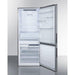Summit Refrigerators Summit 28" Wide Bottom Freezer Refrigerator FFBF279SSX