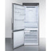 Summit Refrigerators Summit 28" Wide Bottom Freezer Refrigerator FFBF279SSXH72LHD