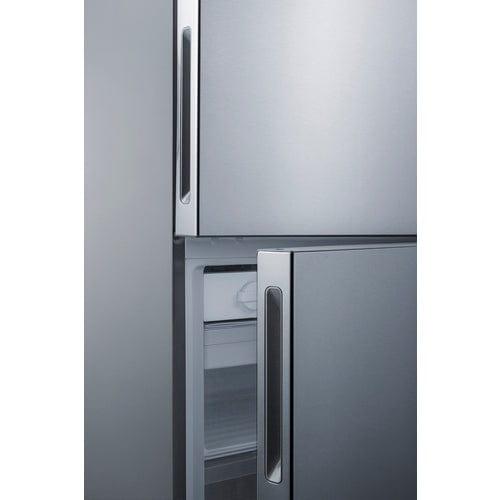 Summit Refrigerators Summit 28" Wide Bottom Freezer Refrigerator FFBF279SSXIM