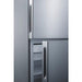 Summit Refrigerators Summit 28" Wide Bottom Freezer Refrigerator FFBF279SSXIM
