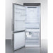 Summit Refrigerators Summit 28" Wide Bottom Freezer Refrigerator FFBF279SSXIMH72LHD