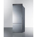 Summit Refrigerators Summit 28" Wide Bottom Freezer Refrigerator FFBF279SSXIMH72LHD