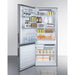 Summit Refrigerators Summit 28" Wide Bottom Freezer Refrigerator FFBF279SSXLHD