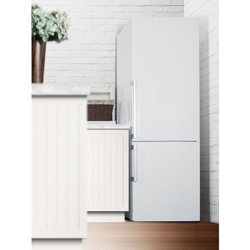 Summit Refrigerators Summit 28&quot; Wide Bottom Freezer Refrigerator FFBF281W