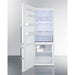 Summit Refrigerators Summit 28" Wide Bottom Freezer Refrigerator FFBF281WLHD