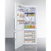 Summit Refrigerators Summit 28" Wide Bottom Freezer Refrigerator FFBF281WLHD