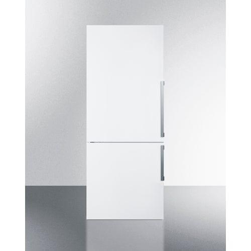 Summit Refrigerators Summit 28" Wide Bottom Freezer Refrigerator FFBF281WLHD