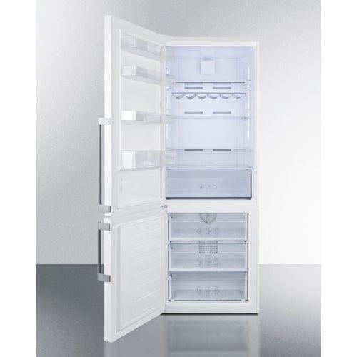 Summit Refrigerators Summit 28&quot; Wide Bottom Freezer Refrigerator FFBF281WLHD