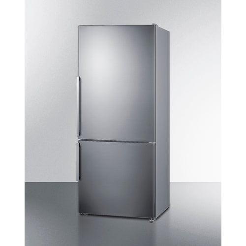 Summit Refrigerators Summit 28&quot; Wide Bottom Freezer Refrigerator FFBF283SS