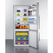 Summit Refrigerators Summit 28" Wide Bottom Freezer Refrigerator FFBF283SS