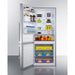 Summit Refrigerators Summit 28" Wide Bottom Freezer Refrigerator FFBF283SSLHD