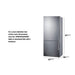 Summit Refrigerators Summit 28" Wide Bottom Freezer Refrigerator FFBF283SSLHD