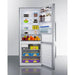 Summit Refrigerators Summit 28" Wide Bottom Freezer Refrigerator FFBF284SSIM