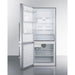 Summit Refrigerators Summit 28" Wide Bottom Freezer Refrigerator FFBF284SSIMLHD