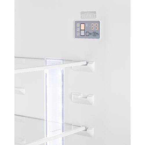 Summit Refrigerators Summit 28" Wide Bottom Freezer Refrigerator FFBF284SSIMLHD