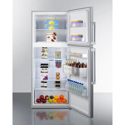 Summit Refrigerators Summit 28&quot; Wide Top Mount Refrigerator-Freezer FF1513SS