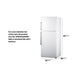 Summit Refrigerators Summit 28" Wide Top Mount Refrigerator-Freezer FF1515W