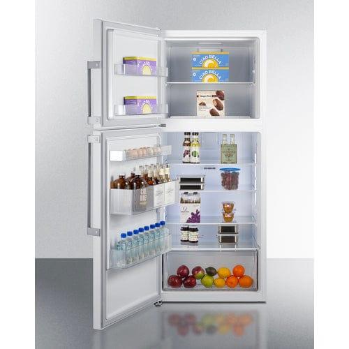 Summit Refrigerators Summit 28&quot; Wide Top Mount Refrigerator-Freezer FF1515WLHD