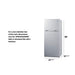 Summit Refrigerators Summit 28" Wide Top Mount Refrigerator-Freezer with Icemaker CTR151WIM