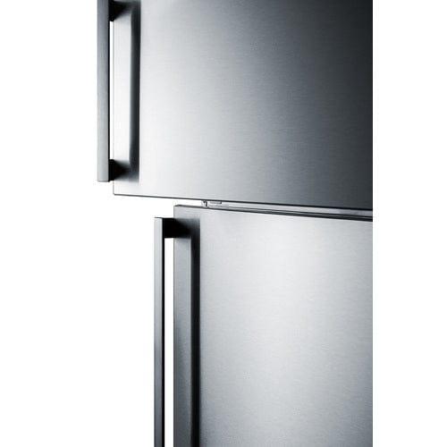 Summit Refrigerators Summit 28&quot; Wide Top Mount Refrigerator-Freezer With Icemaker FF1512SSIM