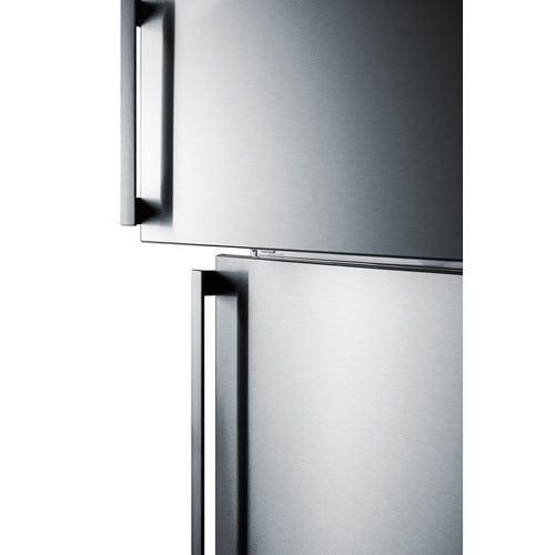 Summit Refrigerators Summit 28" Wide Top Mount Refrigerator-Freezer With Icemaker FF1512SSIM
