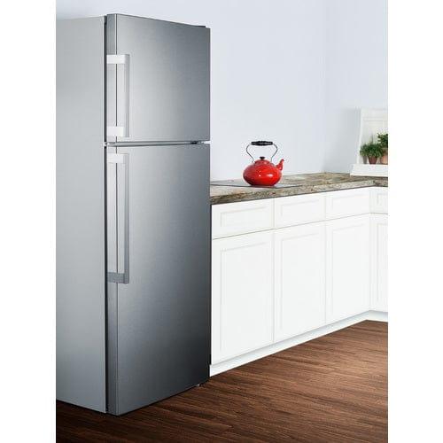 Summit Refrigerators Summit 28&quot; Wide Top Mount Refrigerator-Freezer With Icemaker FF1512SSIM