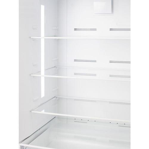 Summit Refrigerators Summit 28" Wide Top Mount Refrigerator-Freezer With Icemaker FF1512SSIM